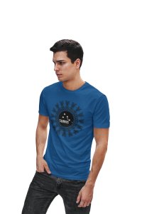 Taurus, Mandala picture(Blue T) - Printed Zodiac Sign Tshirts - Made especially for astrology lovers people