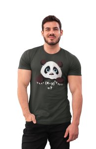 Panda (Green T) -Clothes for Mathematics Lover - Foremost Gifting Material for Your Friends, Teachers, and Close Ones