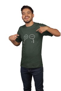 Rootover-1 (Green T)- Clothes for Mathematics Lover - Suitable for Math Lover Person - Foremost Gifting Material for Your Friends, Teachers, and Close Ones