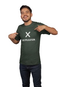 Multiplication (Green T)- Clothes for Mathematics Lover - Suitable for Math Lover Person - Foremost Gifting Material for Your Friends, Teachers, and Close Ones