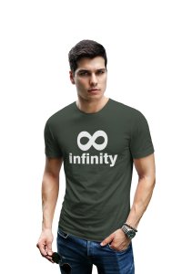 Infinity (Green T)- Clothes for Mathematics Lover - Suitable for Math Lover Person - Foremost Gifting Material for Your Friends, Teachers, and Close Ones