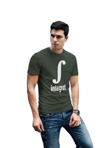 Integrat (Green T)- Clothes for Mathematics Lover - Suitable for Math Lover Person - Foremost Gifting Material for Your Friends, Teachers, and Close Ones