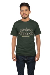 Strong By Gym Round Neck Gym Tshirt - Foremost Gifting Material for Your Friends and Close Ones