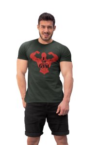 I Love The Gym Round Neck Gym Tshirt - Foremost Gifting Material for Your Friends and Close Ones