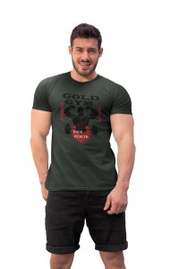Gold Gym, Good Health, Round Neck Gym Tshirt - Foremost Gifting Material for Your Friends and Close Ones