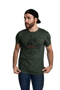 Bodybuilding Center Round Neck Gym Tshirt,( BG Black) - Foremost Gifting Material for Your Friends and Close Ones