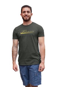 Fitness, Green, Round Neck Gym Tshirt - Foremost Gifting Material for Your Friends and Close Ones