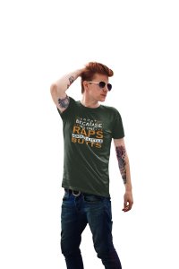 Squat because No One Raps, Round Neck Gym Tshirt - Foremost Gifting Material for Your Friends and Close Ones