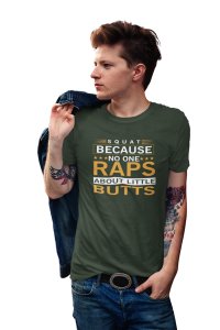Squat because No One Raps, Round Neck Gym Tshirt - Foremost Gifting Material for Your Friends and Close Ones
