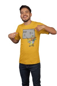 Hen (Yellow T) -Tshirts for Maths Lovers - Foremost Gifting Material for Your Close Ones