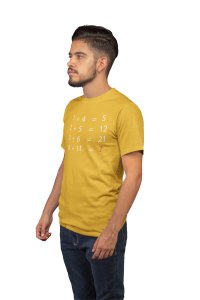 8+11=? (Yellow T) -Tshirts for Maths Lovers - Foremost Gifting Material for Your Close Ones