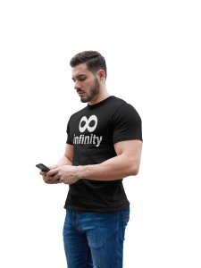 Infinity (Black T) -Tshirts for Maths Lovers - Foremost Gifting Material for Your Friends and Close Ones