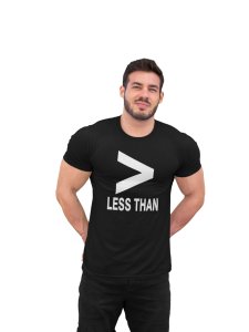 Less Than (Black T) -Tshirts for Maths Lovers - Foremost Gifting Material for Your Friends and Close Ones