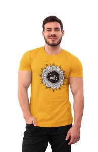 Aries mandala (Yellow T) - Printed Zodiac Sign Tshirts - Made especially for astrology lovers people