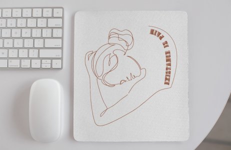 Existance is pain - Designable Printed Mousepads(20cm x 18cm)
