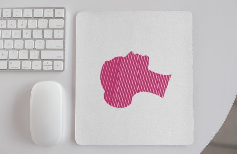 Pink Lady - Designable Printed Mousepads(20cm x 18cm)