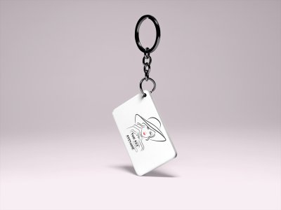 You Are Awsome- Printed Acrylic Keychains(Pack Of 2)