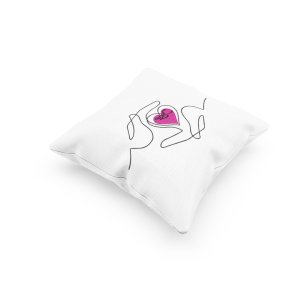 Heart For -Printed Pillow Covers For (Pack Of Two)
