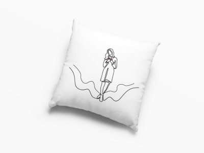 Girl-Printed Pillow Covers For (Pack Of Two)
