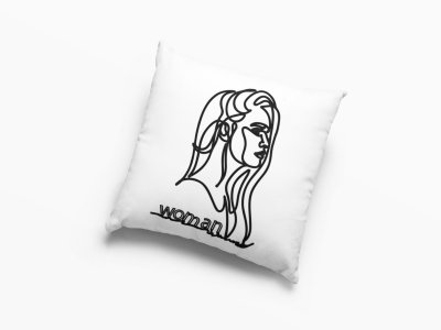Woman-Printed Pillow Covers For (Pack Of Two)