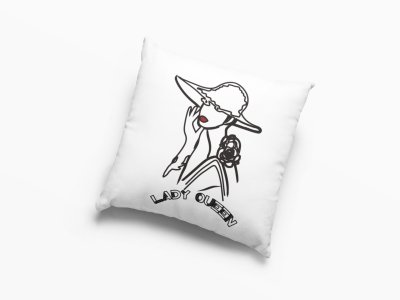 Lady Queen-Printed Pillow Covers For (Pack Of Two)