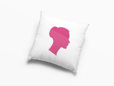 Pink Lady-Printed Pillow Covers For (Pack Of Two)