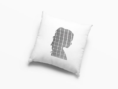 Girl Silhoutte-Printed Pillow Covers For (Pack Of Two)