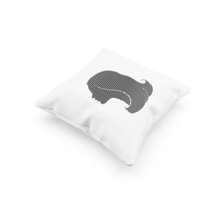Cute Hair Girl-Printed Pillow Covers For (Pack Of Two)