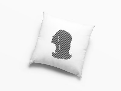 Cute Hair Girl-Printed Pillow Covers For (Pack Of Two)