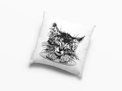 Cute Cat-Printed Pillow Covers For (Pack Of Two)