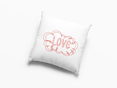 Love Cloud-Printed Pillow Covers For (Pack Of Two)
