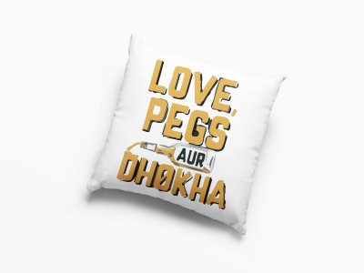 Love Pegs Aur Dhokha - Printed Pillow Covers For Bollywood Lovers(Pack Of Two)