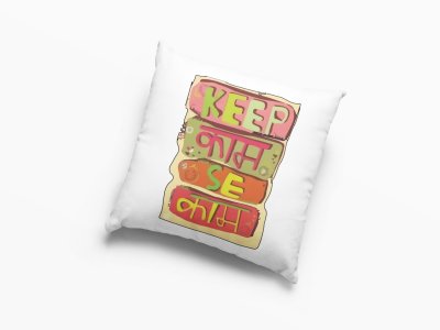Keep Kaam Se Kaam- Printed Pillow Covers For Bollywood Lovers(Pack Of Two)