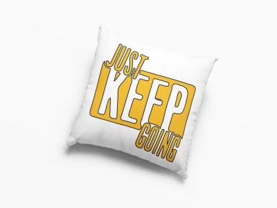Just Keep Going - Printed Pillow Covers For Bollywood Lovers(Pack Of Two)