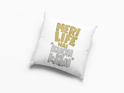 Meri Life Hai- Printed Pillow Covers For  Bollywood Lovers(Pack Of Two)