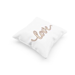 Love Text -Printed Pillow Covers For (Pack Of Two)