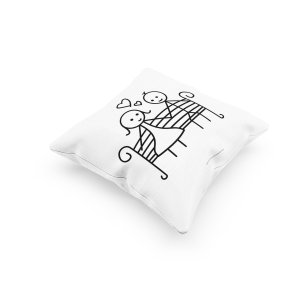 Couple Setting Bench-Printed Pillow Covers For (Pack Of Two)