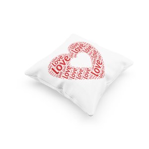 Love Hearts -Printed Pillow Covers For (Pack Of Two)