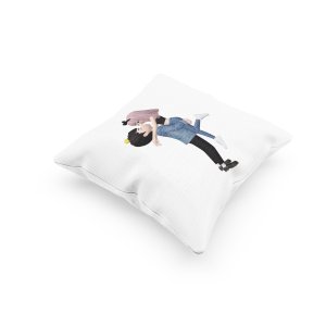 Boy Lifting Girl -Printed Pillow Covers For (Pack Of Two)