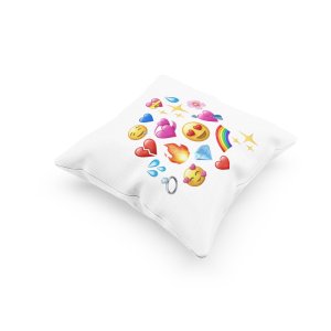 Picsart Emoji Background-Printed Pillow Covers For (Pack Of Two)