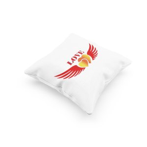 Hearts with Wings -Printed Pillow Covers For (Pack Of Two)