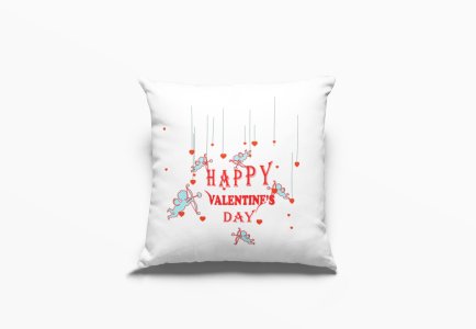 Cupid The God of Desire Illustration -Printed Pillow Covers For (Pack Of Two)