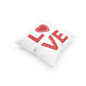 Love -Printed Pillow Covers For (Pack Of Two)