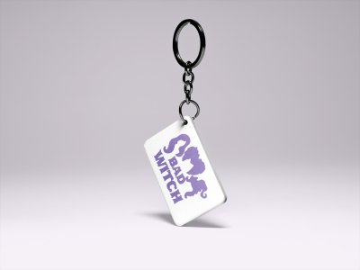 Bad Witch -Violet-Printed Acrylic Keychains(Pack Of 2)