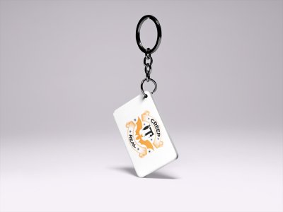 Creep it real, bat-Printed Acrylic Keychains(Pack Of 2)