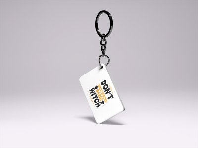 Don't be a basic, casper witch-Printed Acrylic Keychains(Pack Of 2)