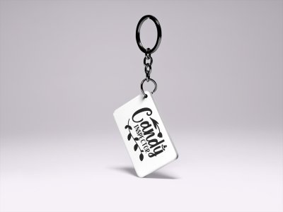 Candy in inspector, Tulip-Printed Acrylic Keychains(Pack Of 2)