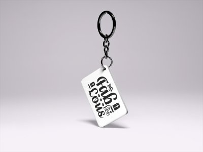 Fab boo lous - Halloween text illustration graphic-Printed Acrylic Keychains(Pack Of 2)