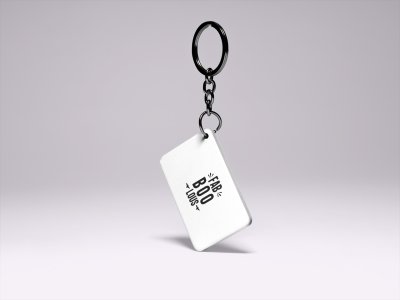 Fab boo lous, 2 bats-Printed Acrylic Keychains(Pack Of 2)