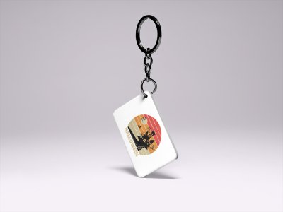 Witch entry -Haunted Houses-Ghost-Printed Acrylic Keychains(Pack Of 2)